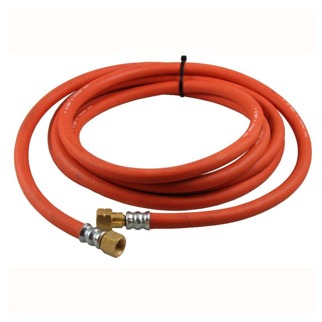 1/4" x 5M Acetylene Fitted Hose - 6MM