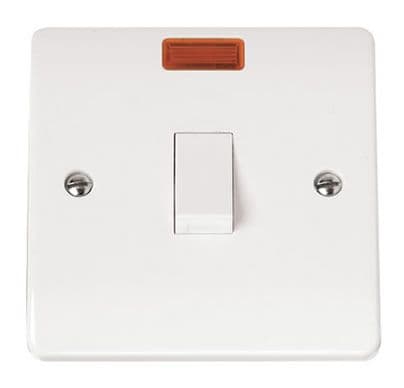 20 Amp DP Switch with Neon White