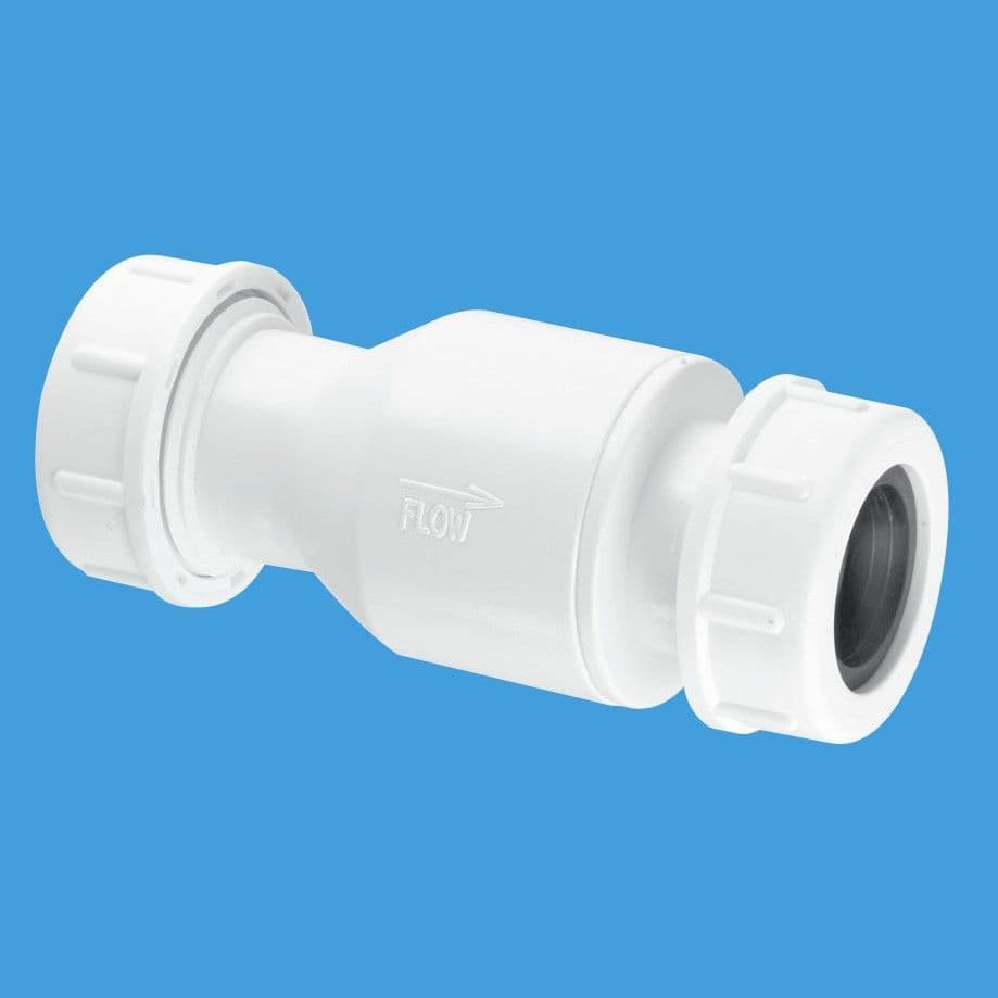 22mm 3/4" Overflow Waste Non Return Valve