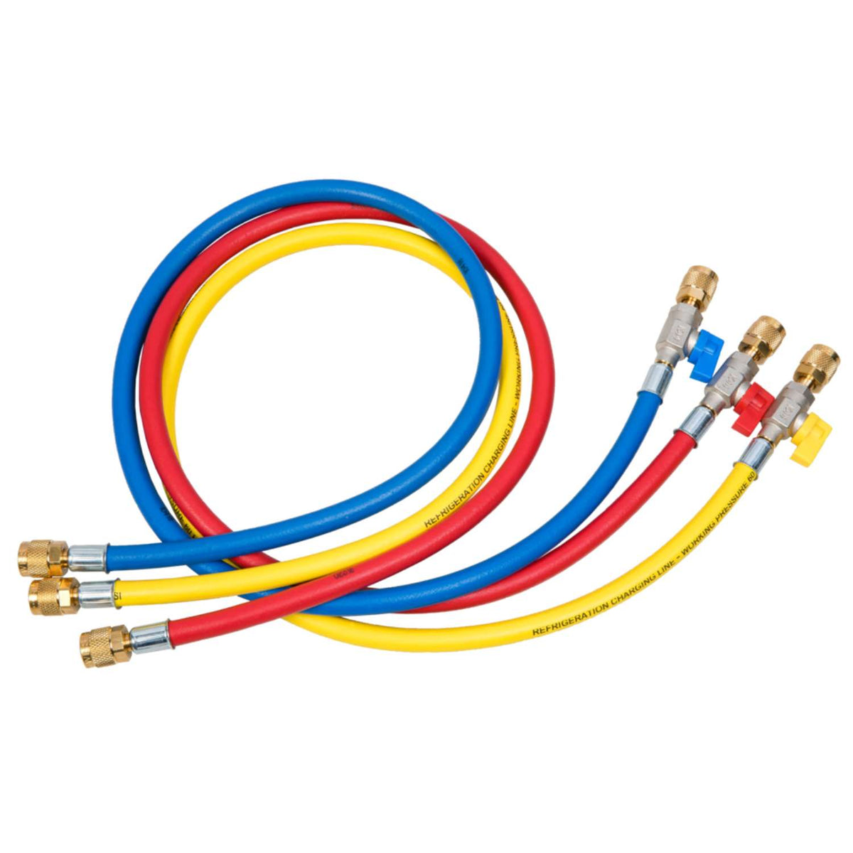 Refco Lines Hose Set with Ball Valves R32 R410A 60"