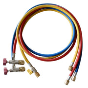 Refco Lines Hose Set with Control Valves R410a R32 60"