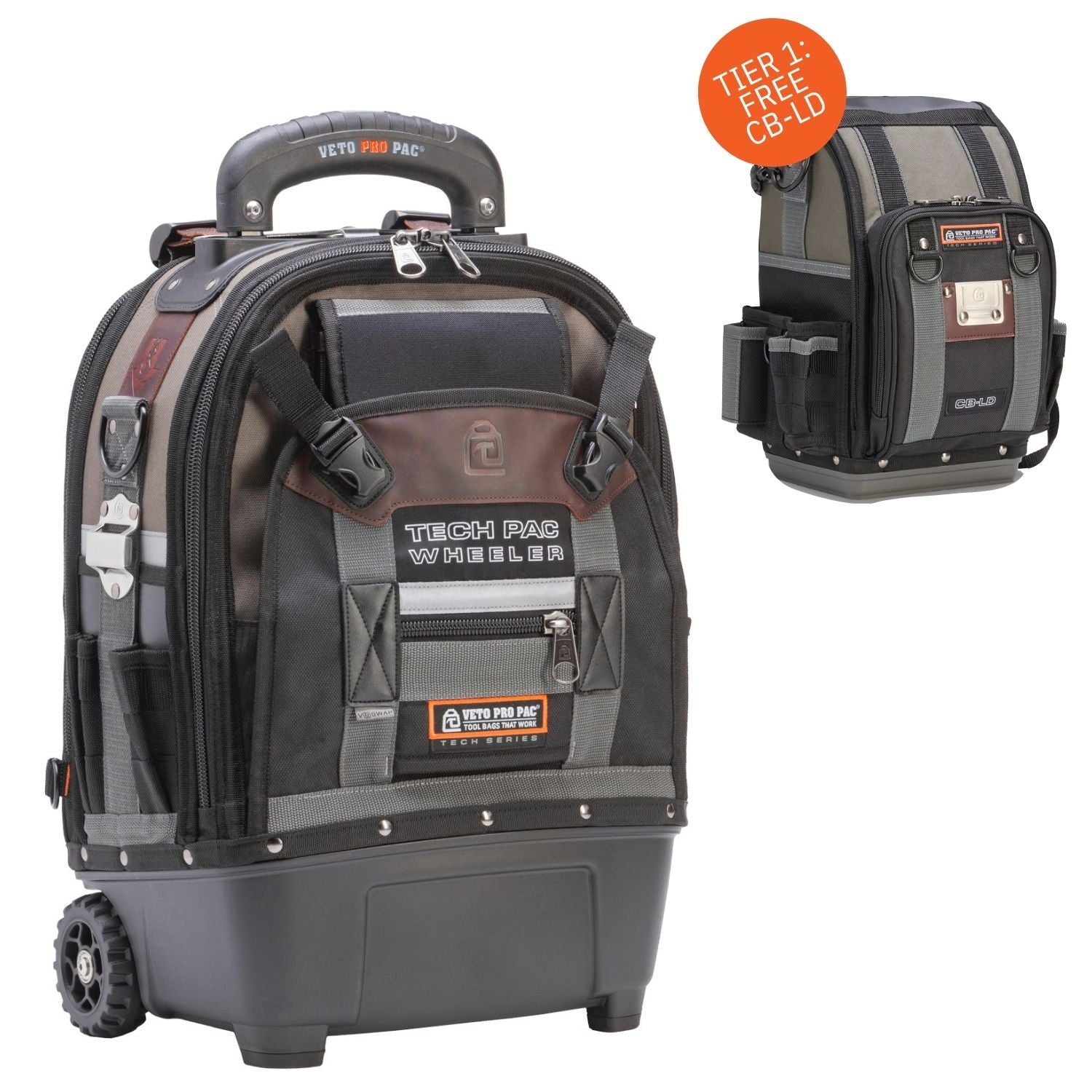 Veto Pro Pac Tech Pac Wheeler Tool Bag