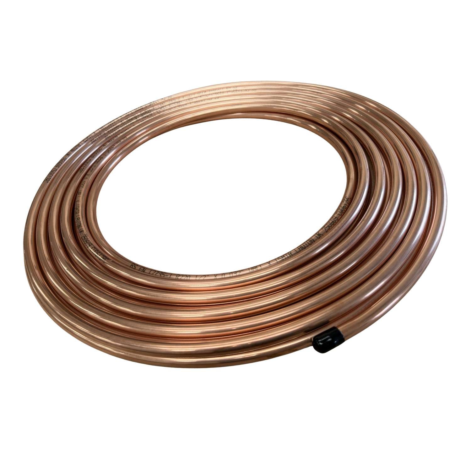 UK Refrigeration Copper Tube - 6m Coils 1/4"