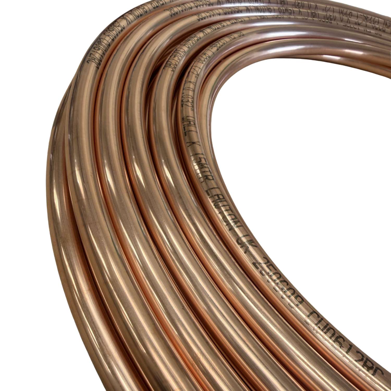 UK Refrigeration Copper Tube - 6m Coils 1/4"