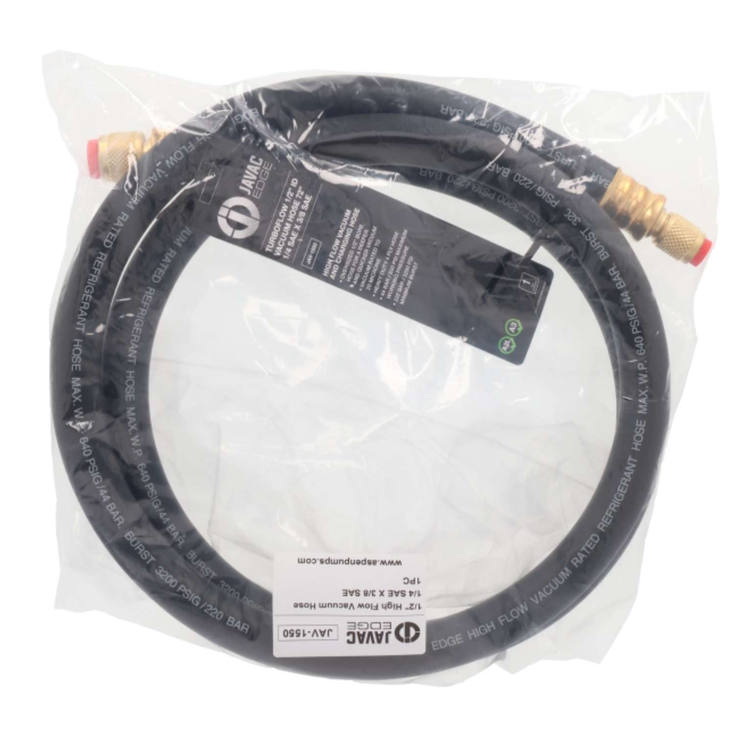 Javac Edge 1/2” Turbo Flow Vacuum Hose