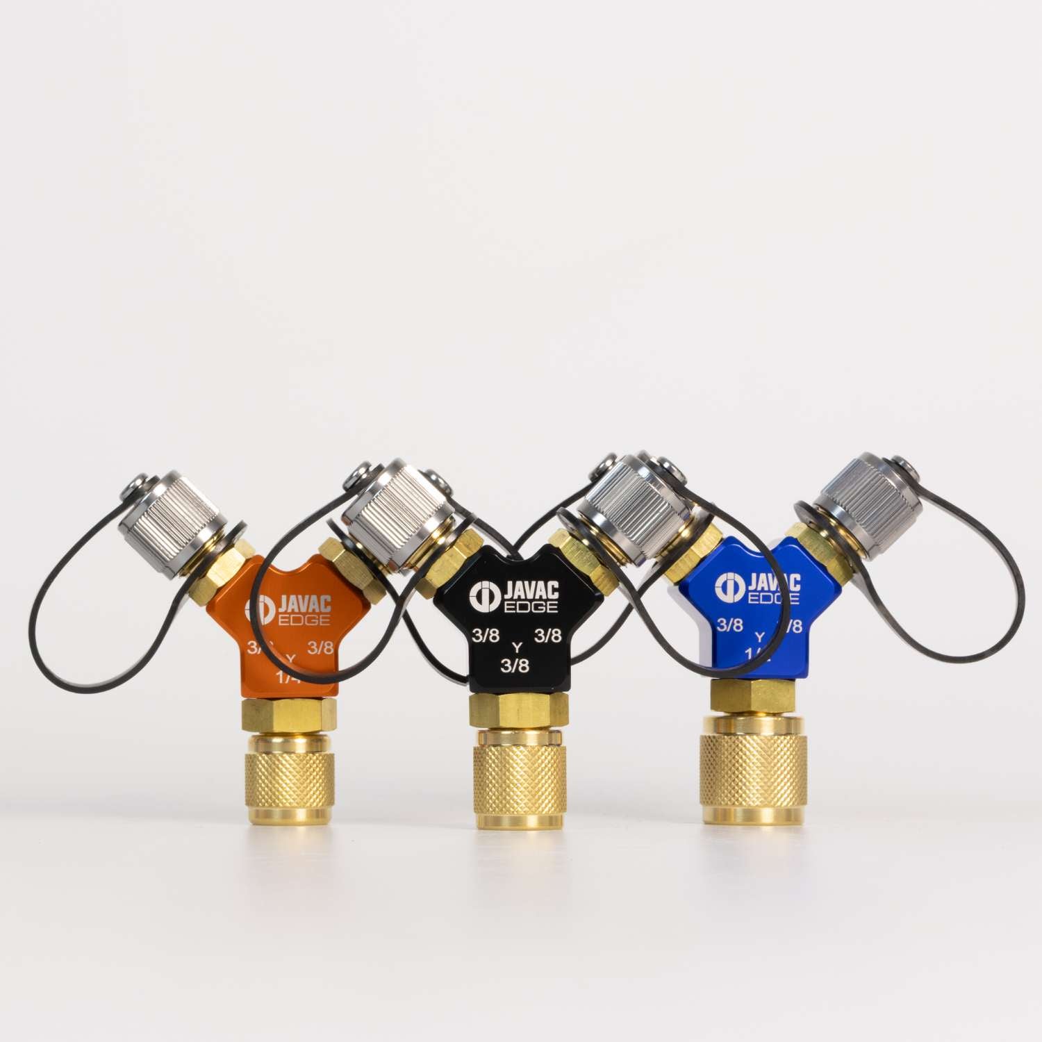 Javac Edge Ultimate Hi-Flow Y Fitting Series 3/8 x 3/8 x 1/2"
