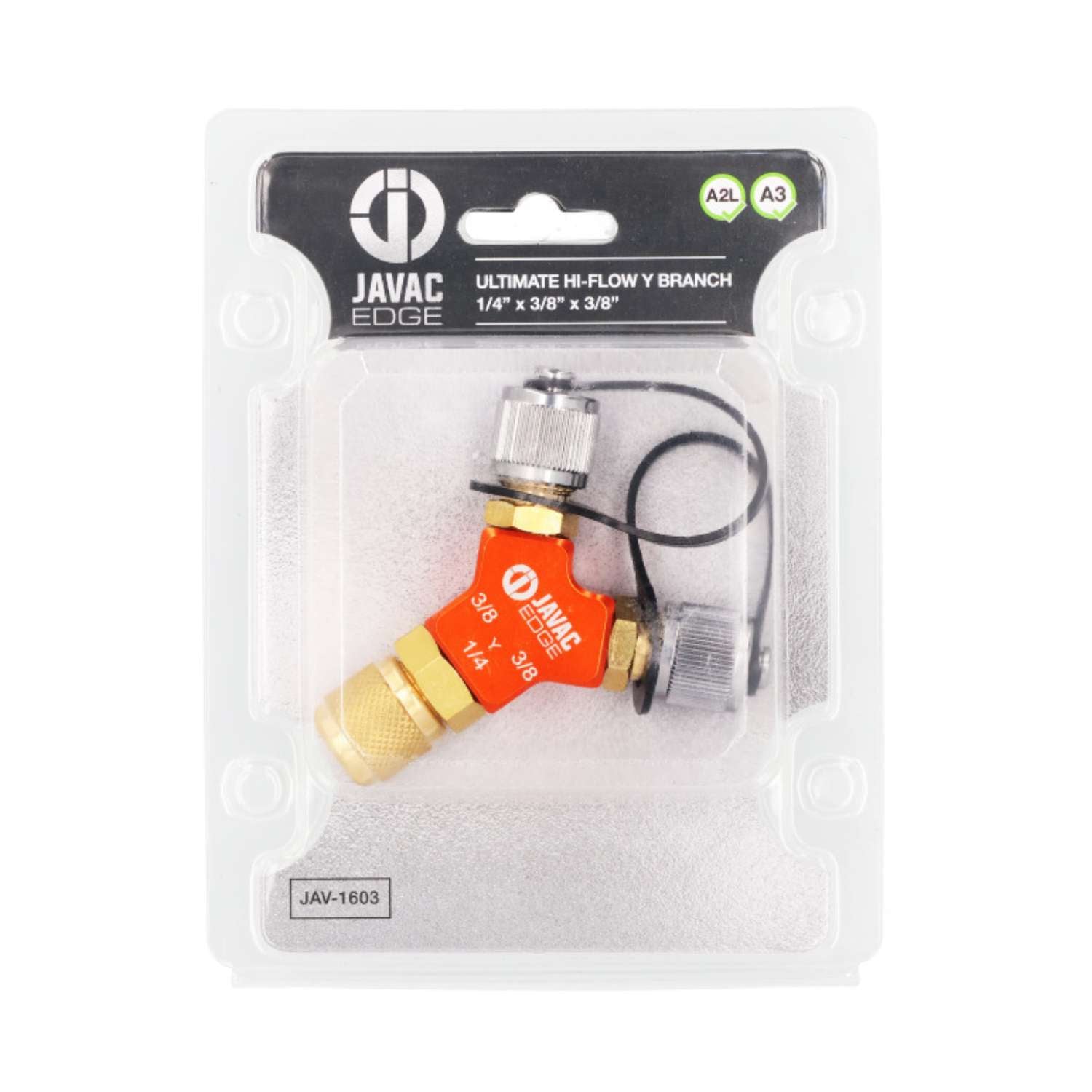Javac Edge Ultimate Hi-Flow Y Fitting Series 3/8 x 3/8 x 1/4