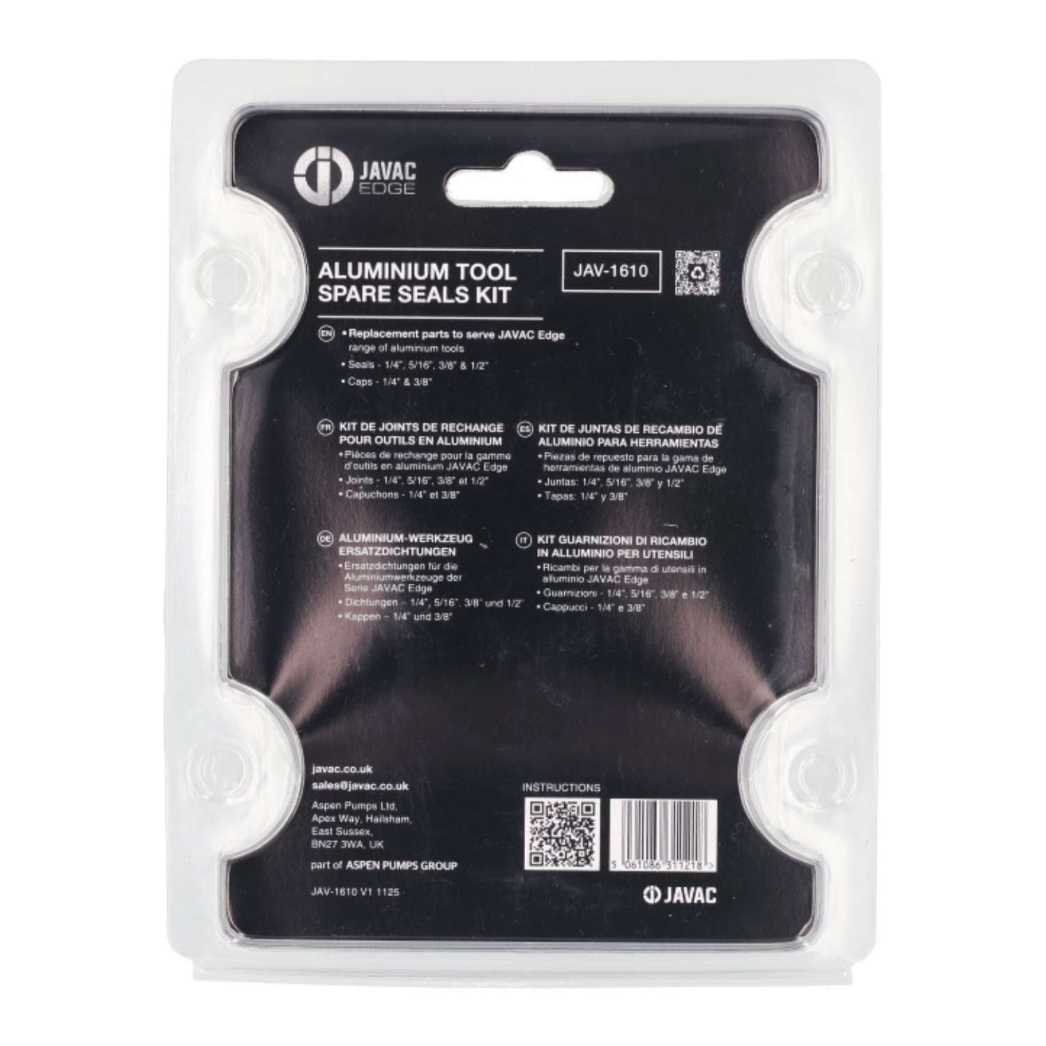 Javac Edge Hi-Flow Tool Spares Kit