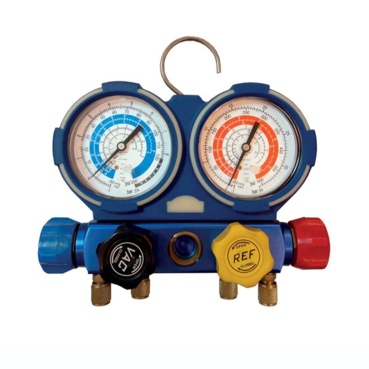 Air Conditioning Manifold Gauge Set 4 Way R32 R410A