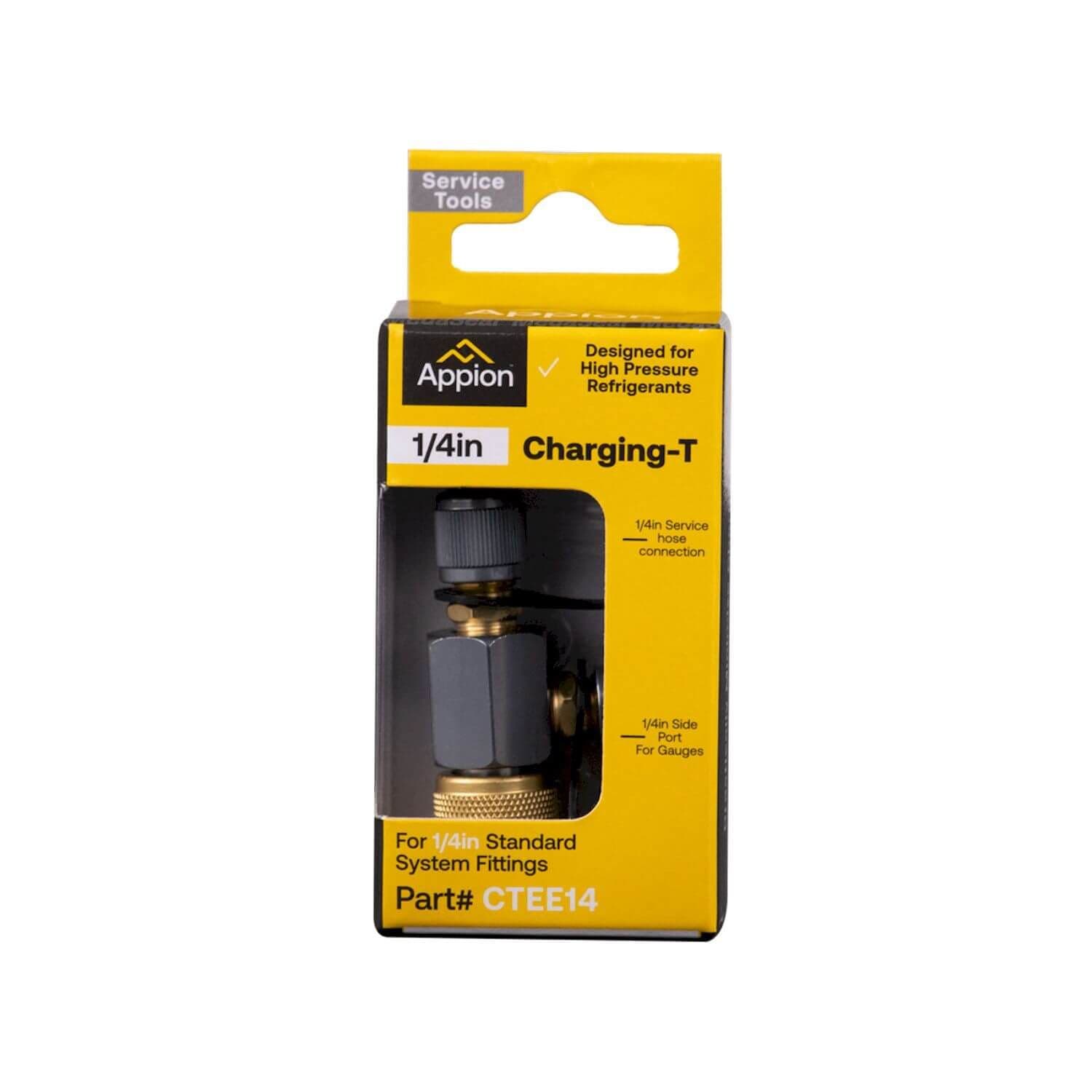 Appion MegaSeal Low-Loss Charging T Fitting 1/4in