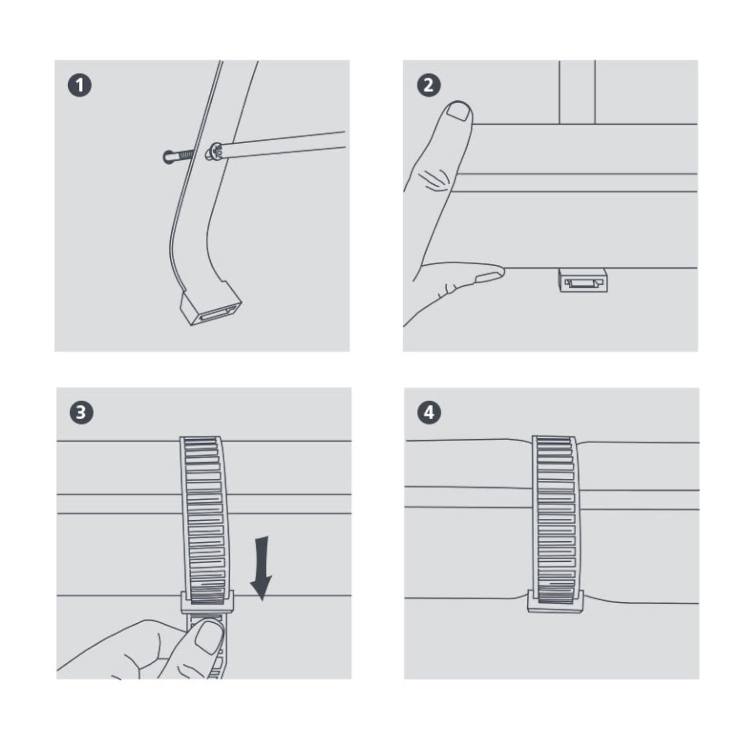 Aspen Air Con Refrigeration Pipe Ties 300 x 20mm Black