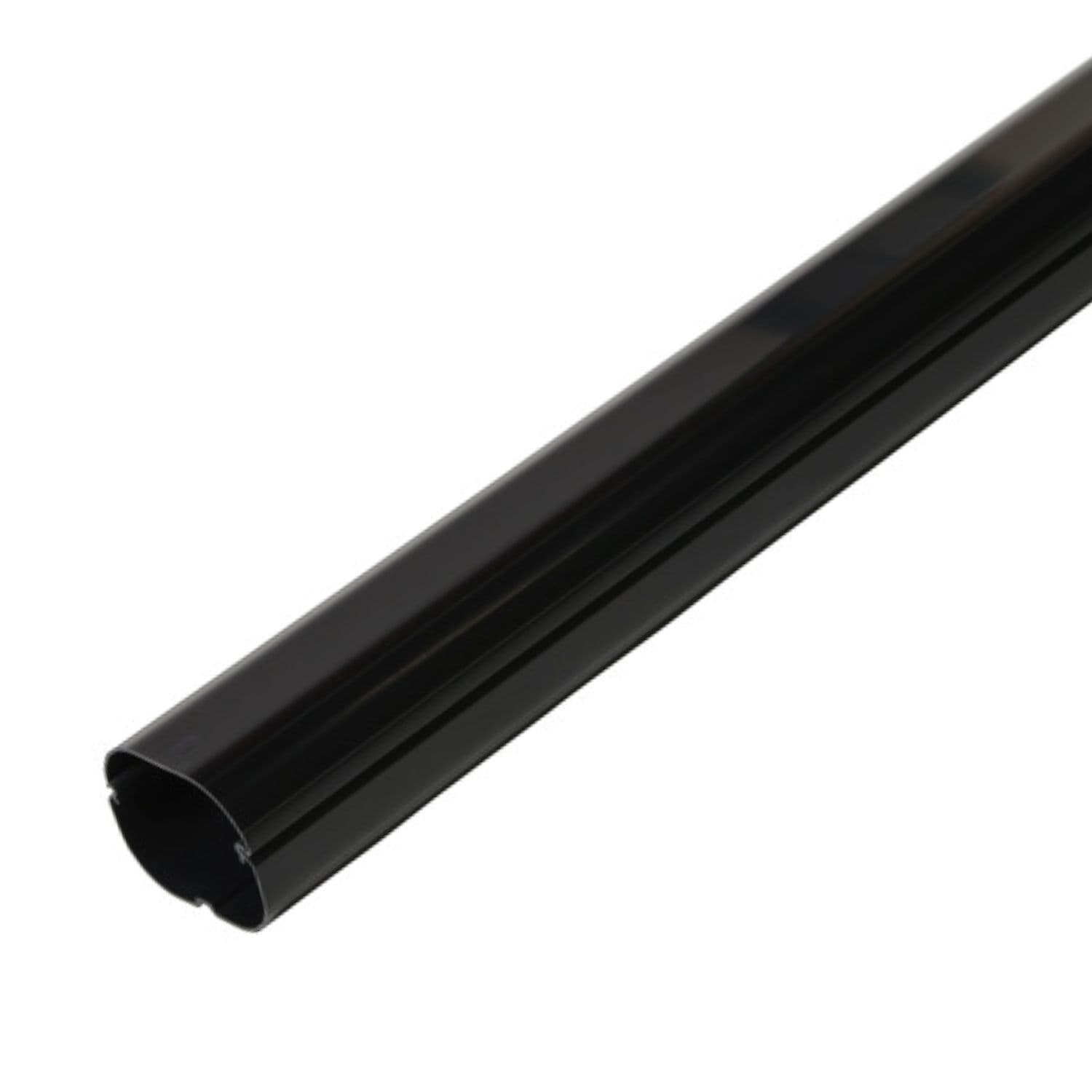 Black Pipe Cable Trunking Inaba Denko 100mm x 70mm x 10m