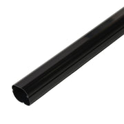 Black Pipe Cable Trunking Inaba Denko 100mm x 70mm x 10m