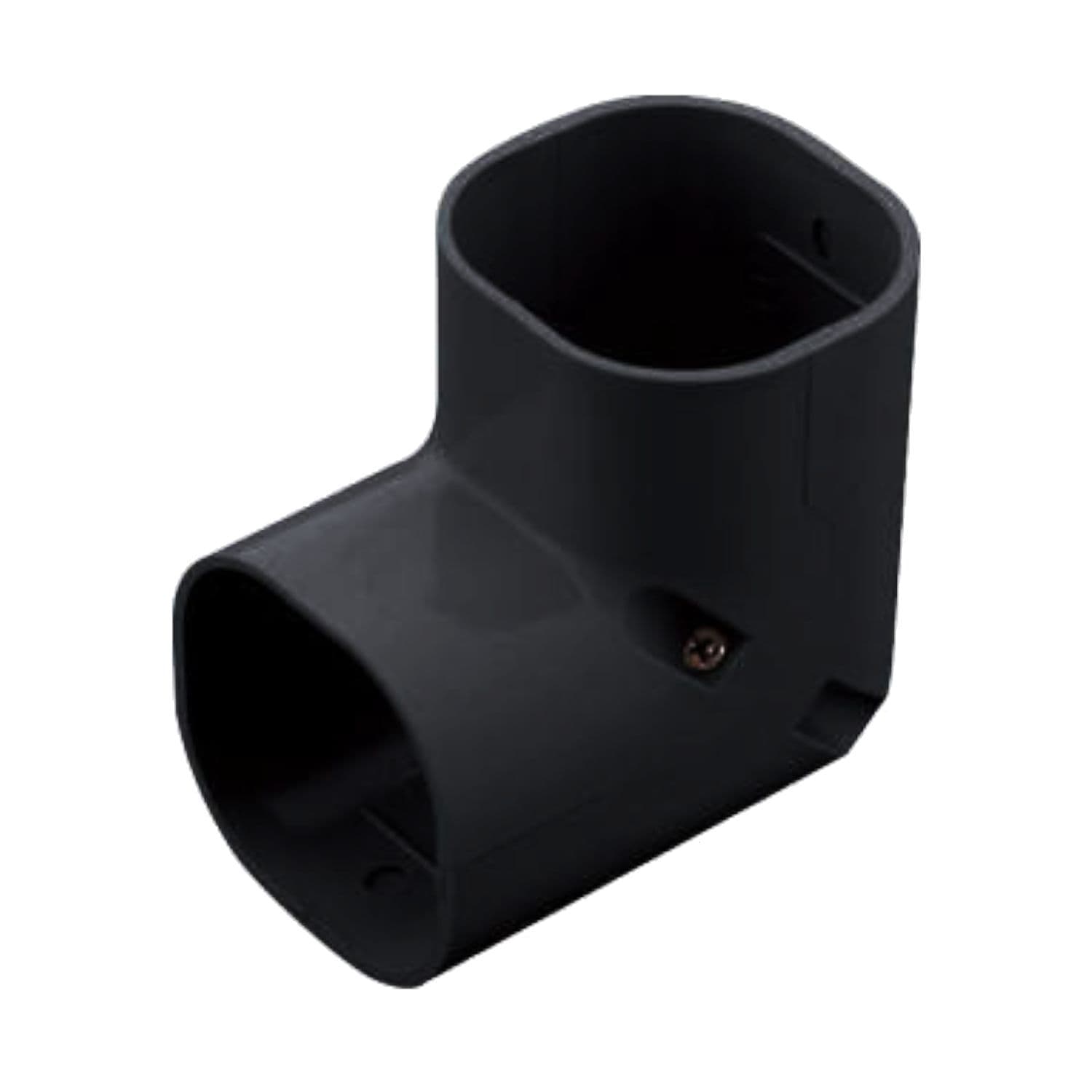 Black Trunking 75x63mm 90 Elbow Bend