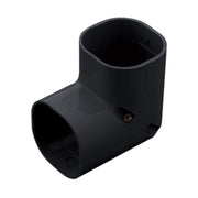 Black Trunking 75x63mm 90 Elbow Bend