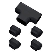 Black Trunking 75x63mm T Joint