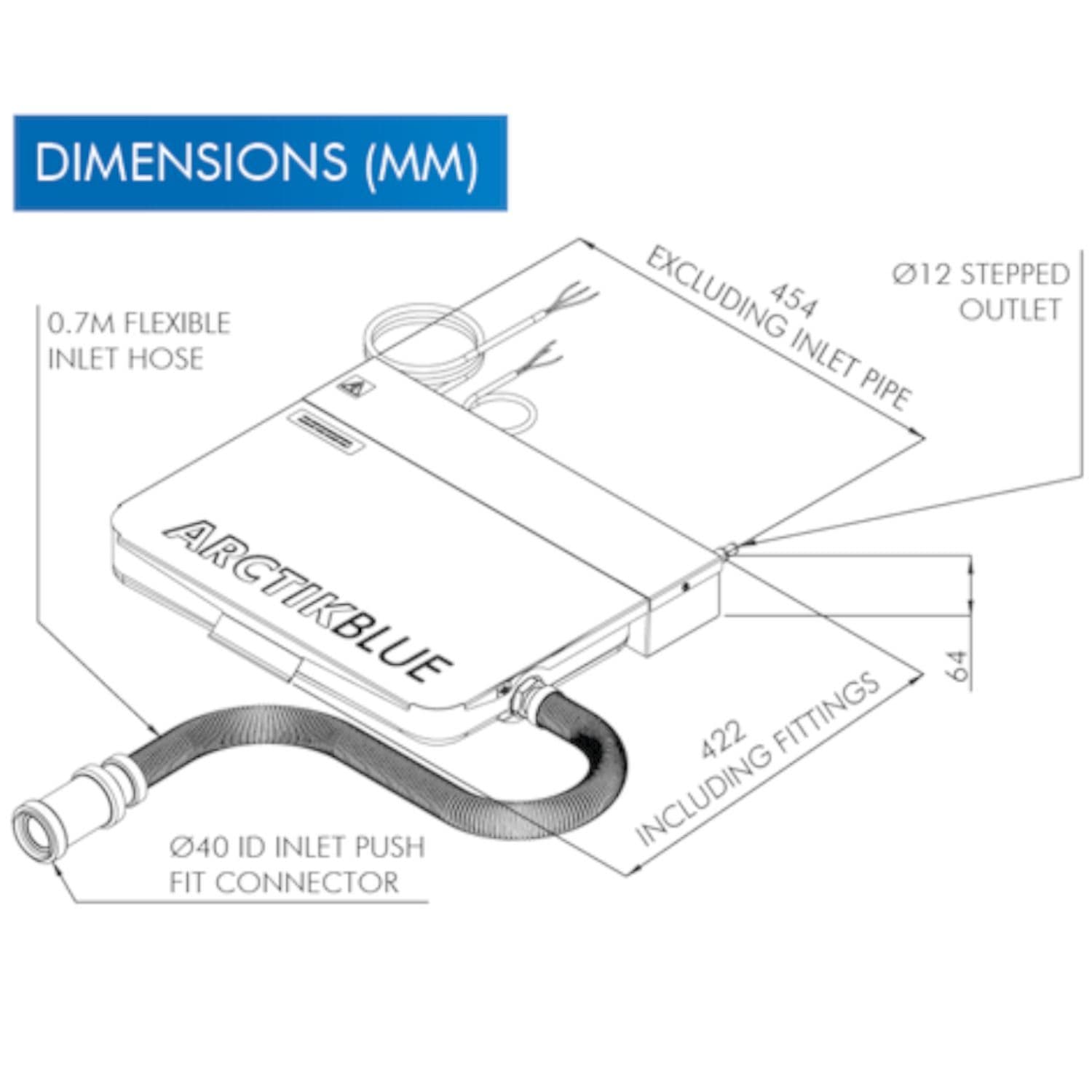Blue Diamond ArctikBlue Dairy Cabinet Pump
