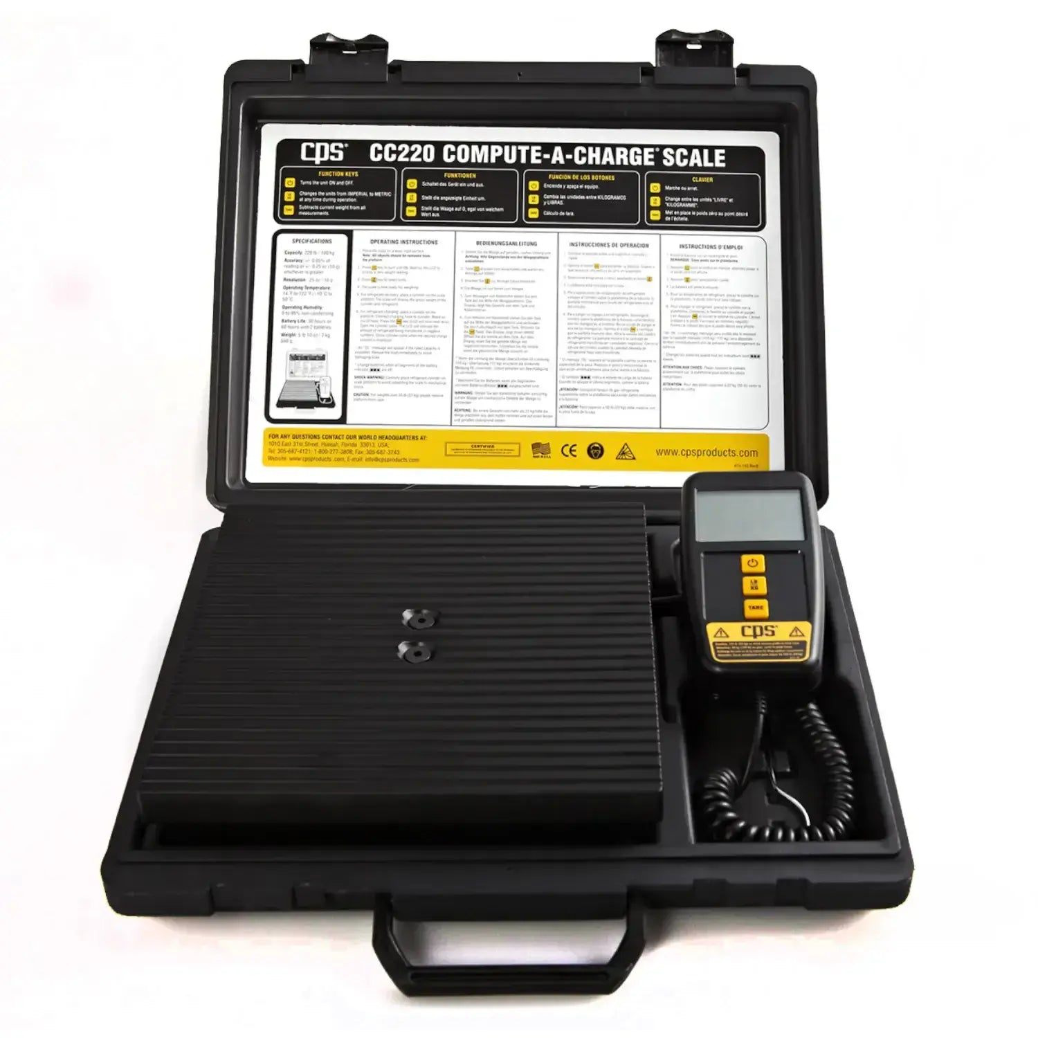 CC220 Refrigerant Compute-a-Charge Scale – Air Conditioning One Ltd