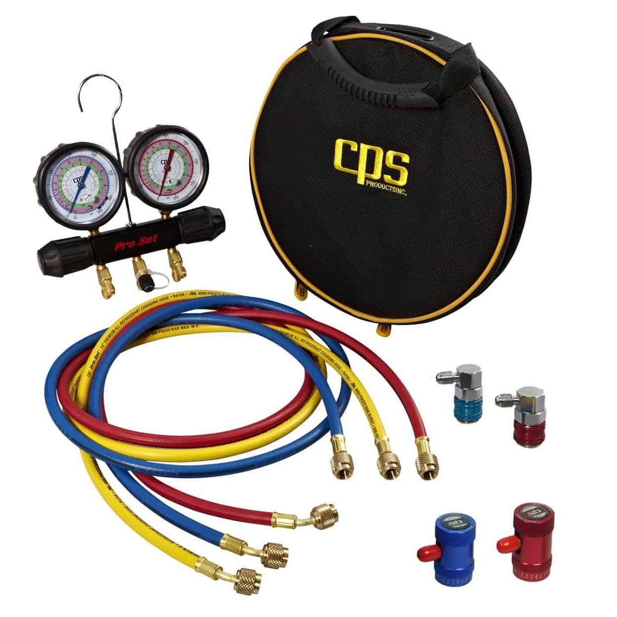 CPS Automotive Manifold Gauge Set R134a / R1234YF MTHFO134