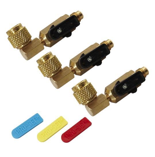 CPS Ball Valves 90 Deg 1/4" SAE Set of 3