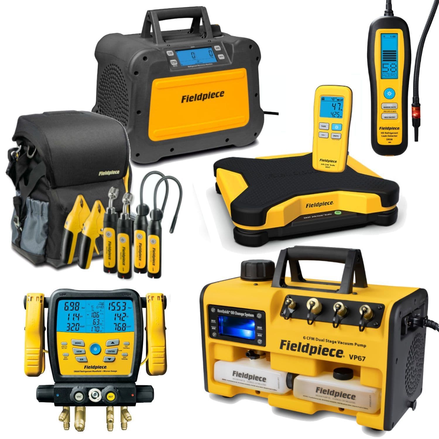 Fieldpiece Air Con Tools 6 Pack Bundle