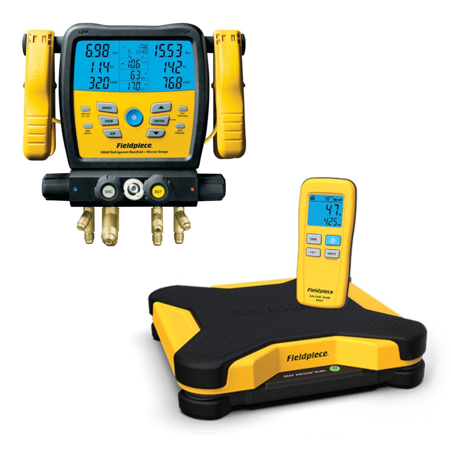 Fieldpiece Air Con Tools Manifold & Scales Bundle