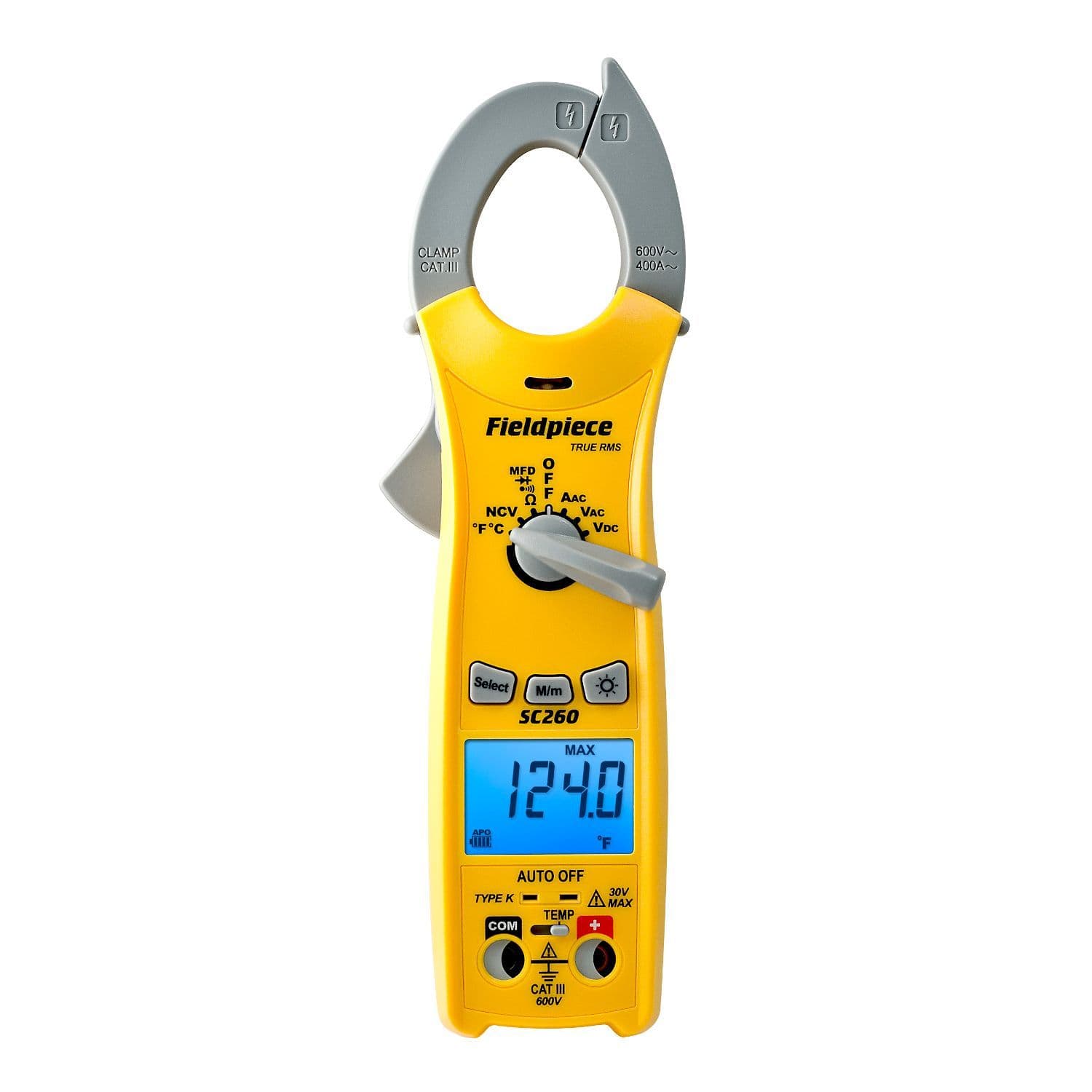 Fieldpiece Compact Clamp Meter with True RMS SC260