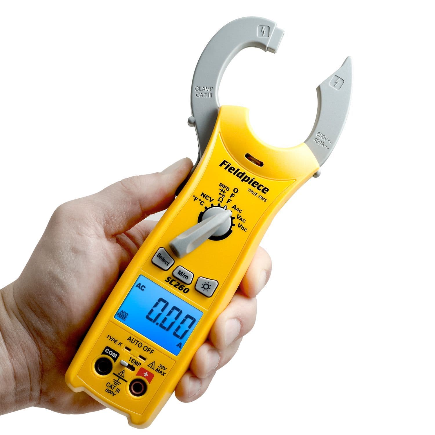Fieldpiece Compact Clamp Meter with True RMS SC260
