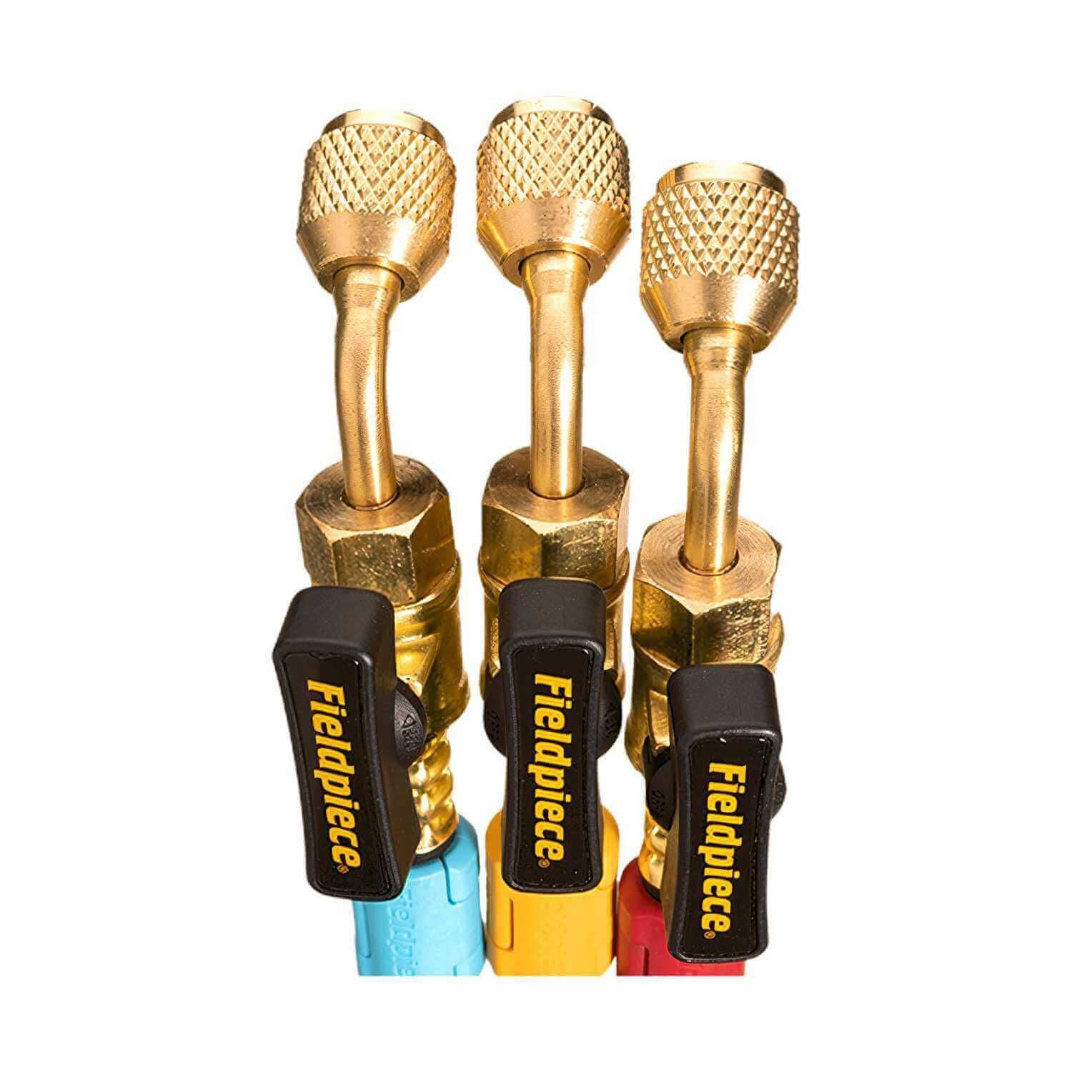 Fieldpiece Refrigeration Ball Valve Hose Set 1/4 3 Pk