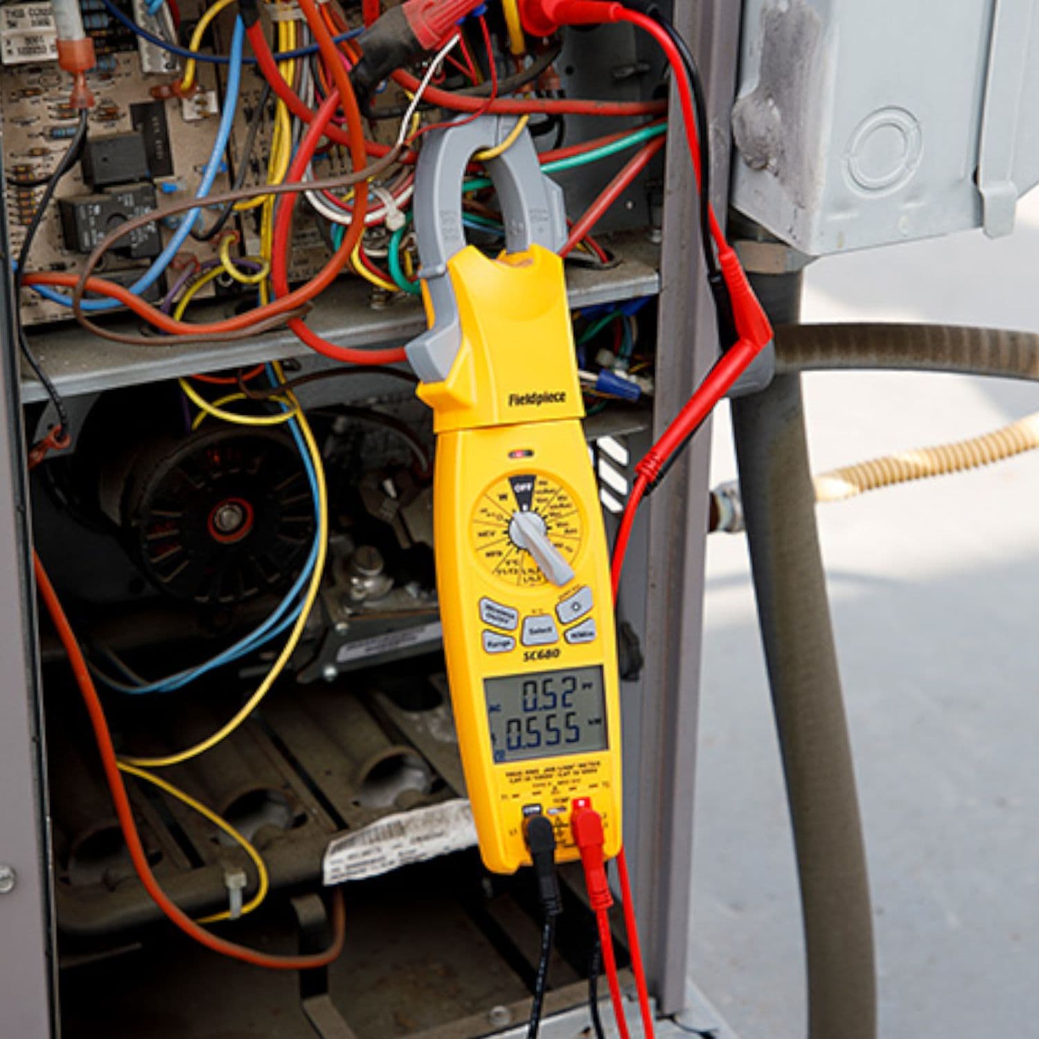 Fieldpiece SC680 Swivel Clamp Meter Dual Display 600 AC/DC
