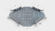Flat 4 Way Equal Intersection