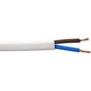 Flex Cable 2 core 0.75mm White 100m