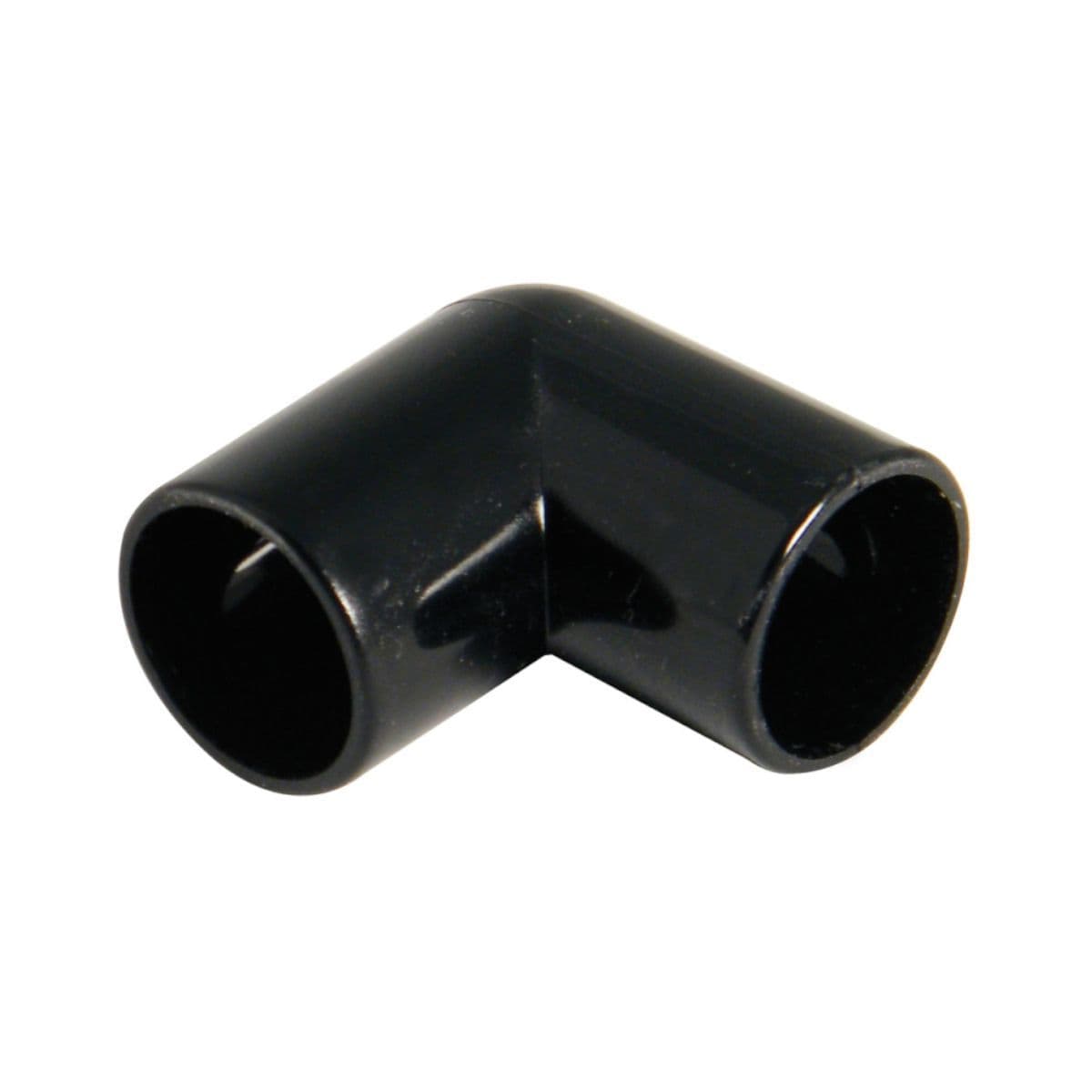 FloPlast Overflow Bends 90° Black 21.5mm