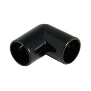 FloPlast Overflow Bends 90° Black 21.5mm