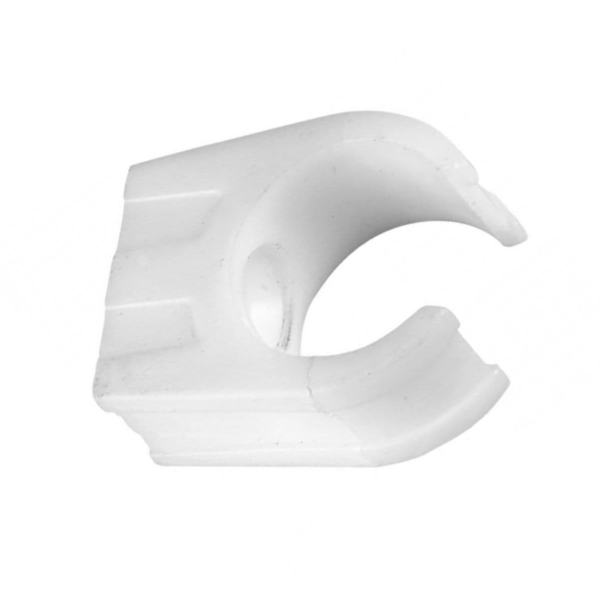 FloPlast White Overflow Drain Wall Clips 21.5mm 10 Pack