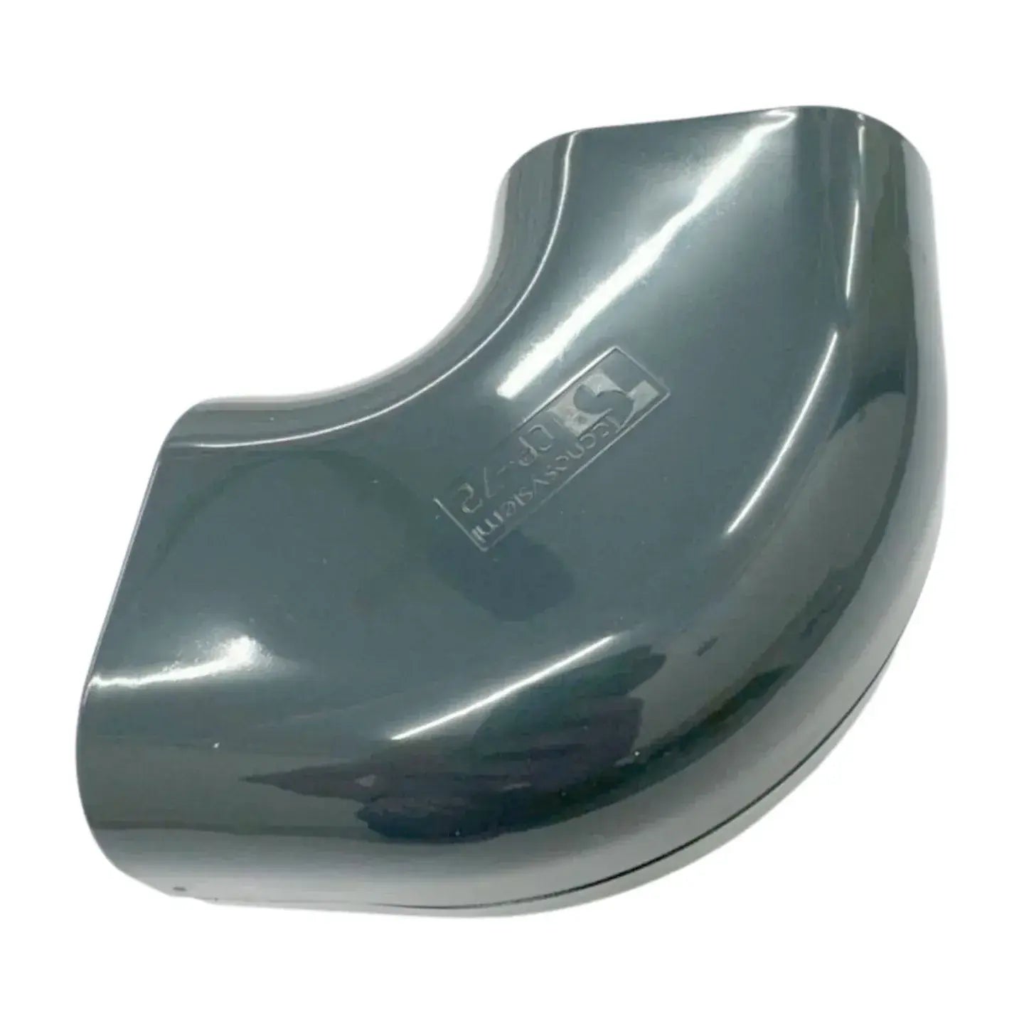 Grey Trunking 70x64mm Flat 90 Elbow