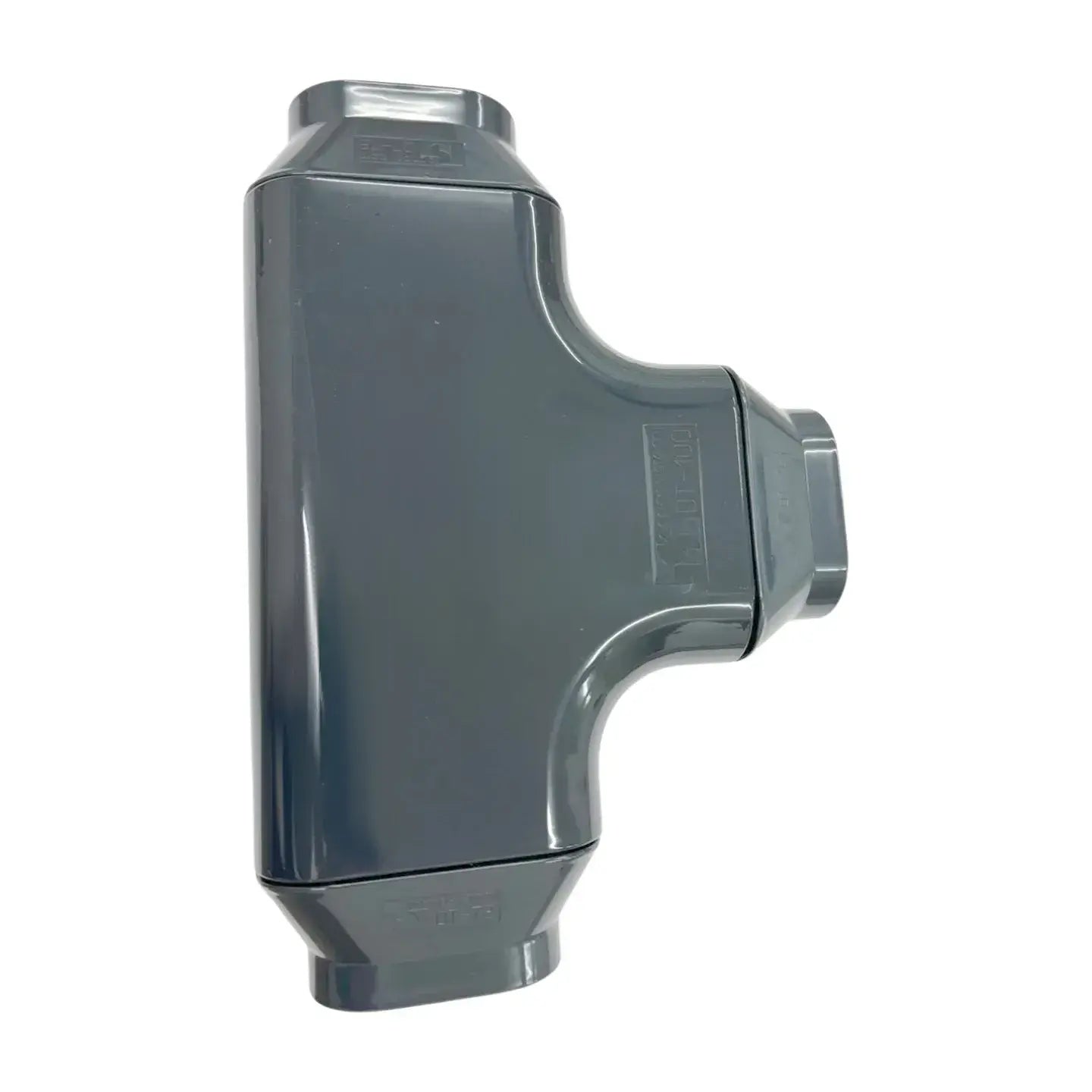 Grey Trunking 70x64mm Tee Branch