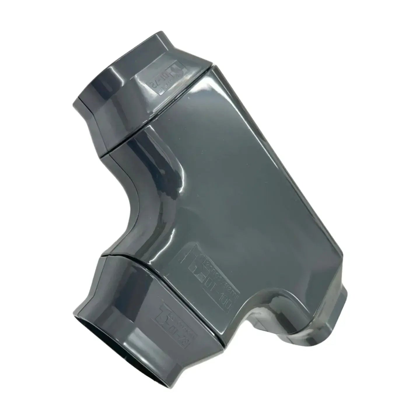 Grey Trunking 70x64mm Tee Branch