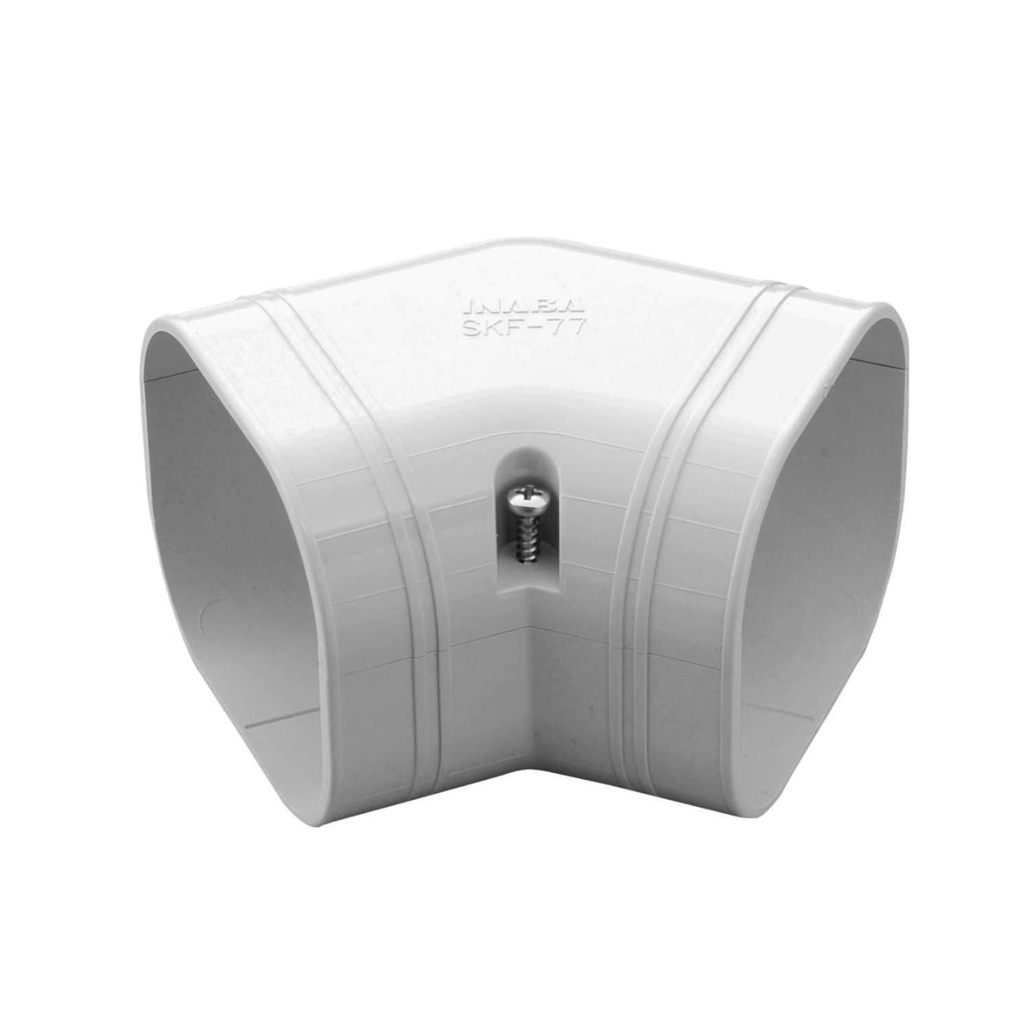 Inaba Denko White 45 Flat Bend 75mm x 63mm