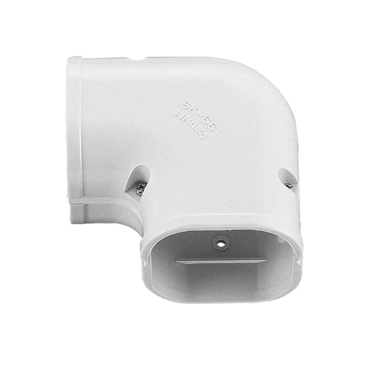 Inaba Denko White 90 Flat Bend 100mm x 70mm