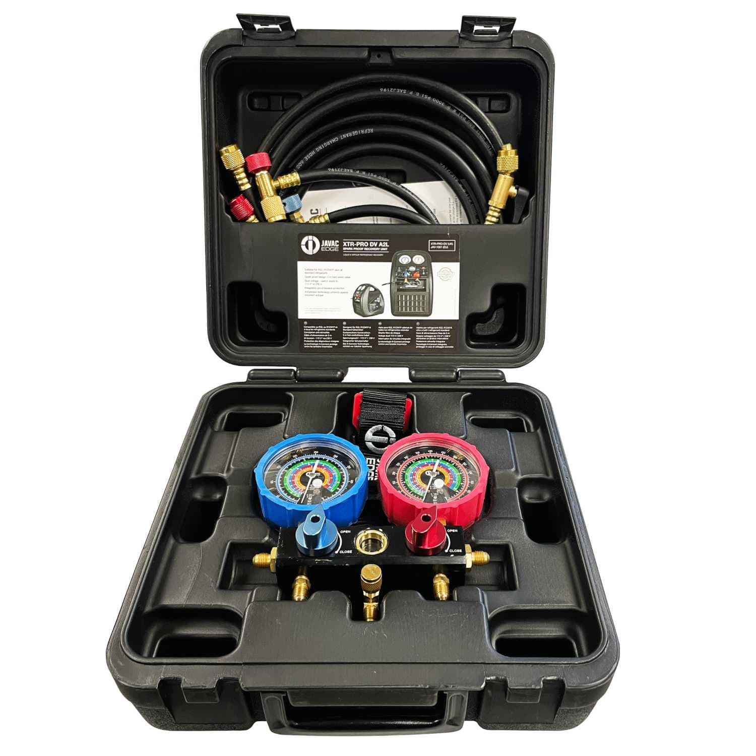 Javac Edge Air Con Manifold Gauge Set 2V R32/R410A/R290/R600a