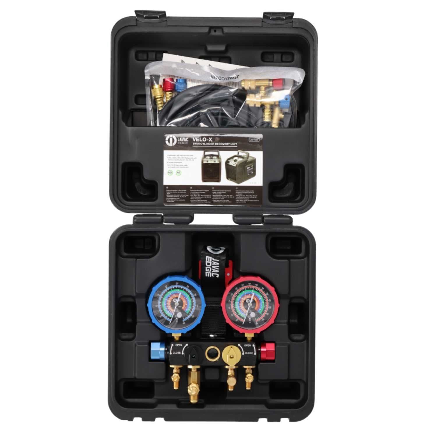 Javac Edge Refrigeration Manifold Gauge Set 4V Multi Gas