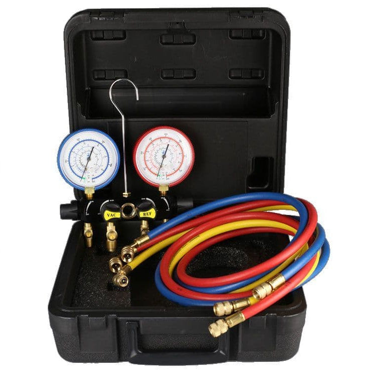 Javac EL75172 4 Valve Manifold Set R410A R32 Sight Glass