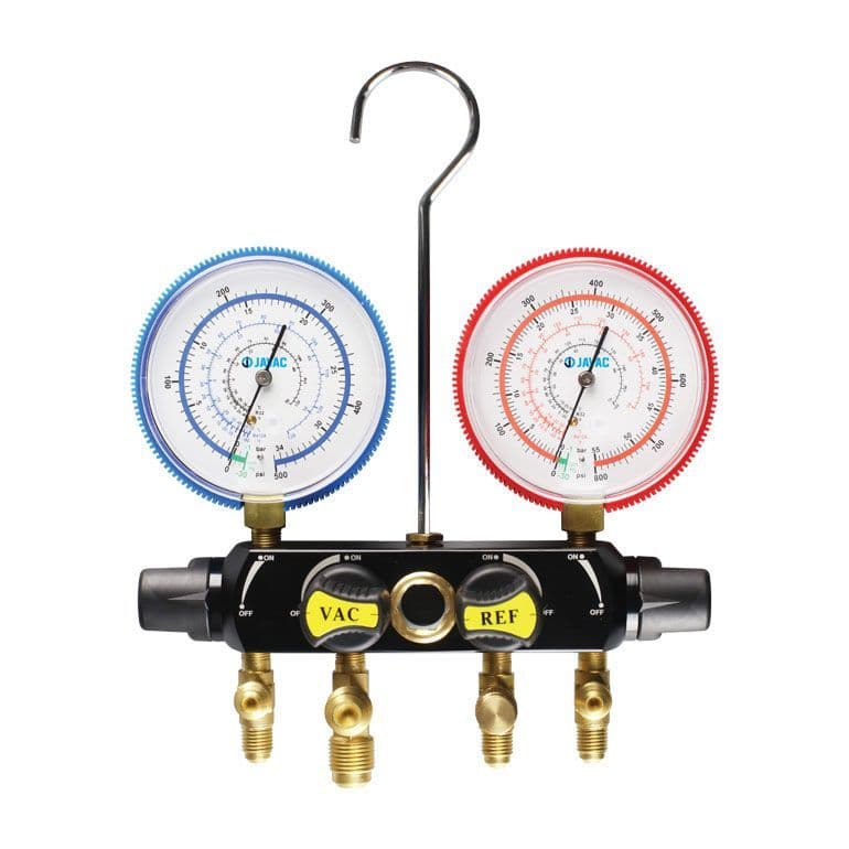 Javac EL75172 4 Valve Manifold Set R410A R32 Sight Glass