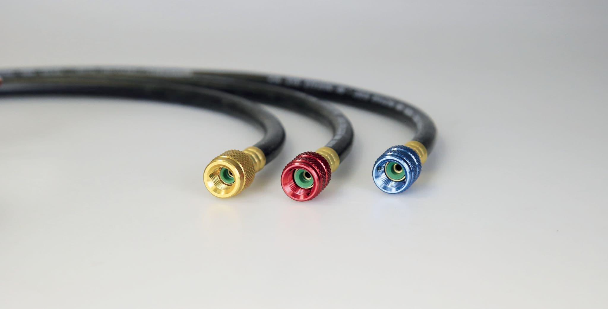 Javac Safe Seal Refrigerant Charging Hoses 1/4" SAE 72"