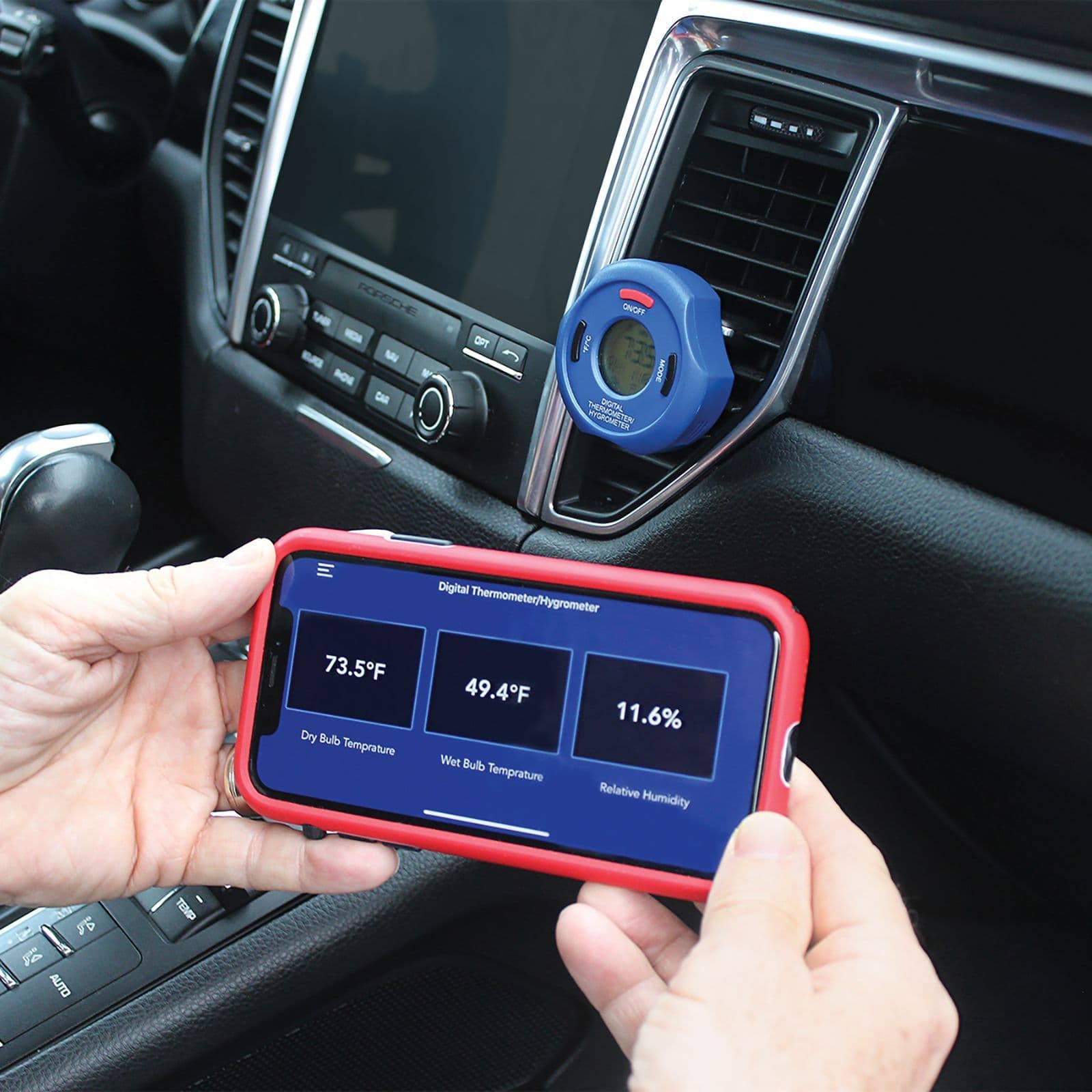 Mastercool Digital Thermometer/Hygrometer Bluetooth