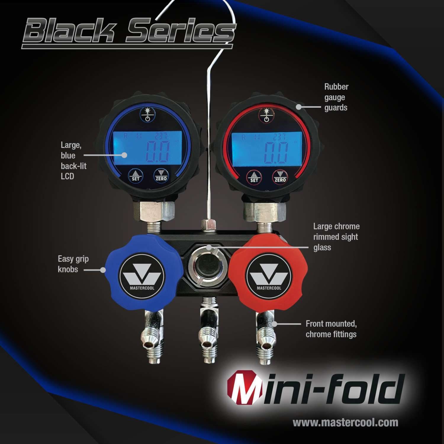 Mastercool Mini Fold Refrigeration Digital Manifold