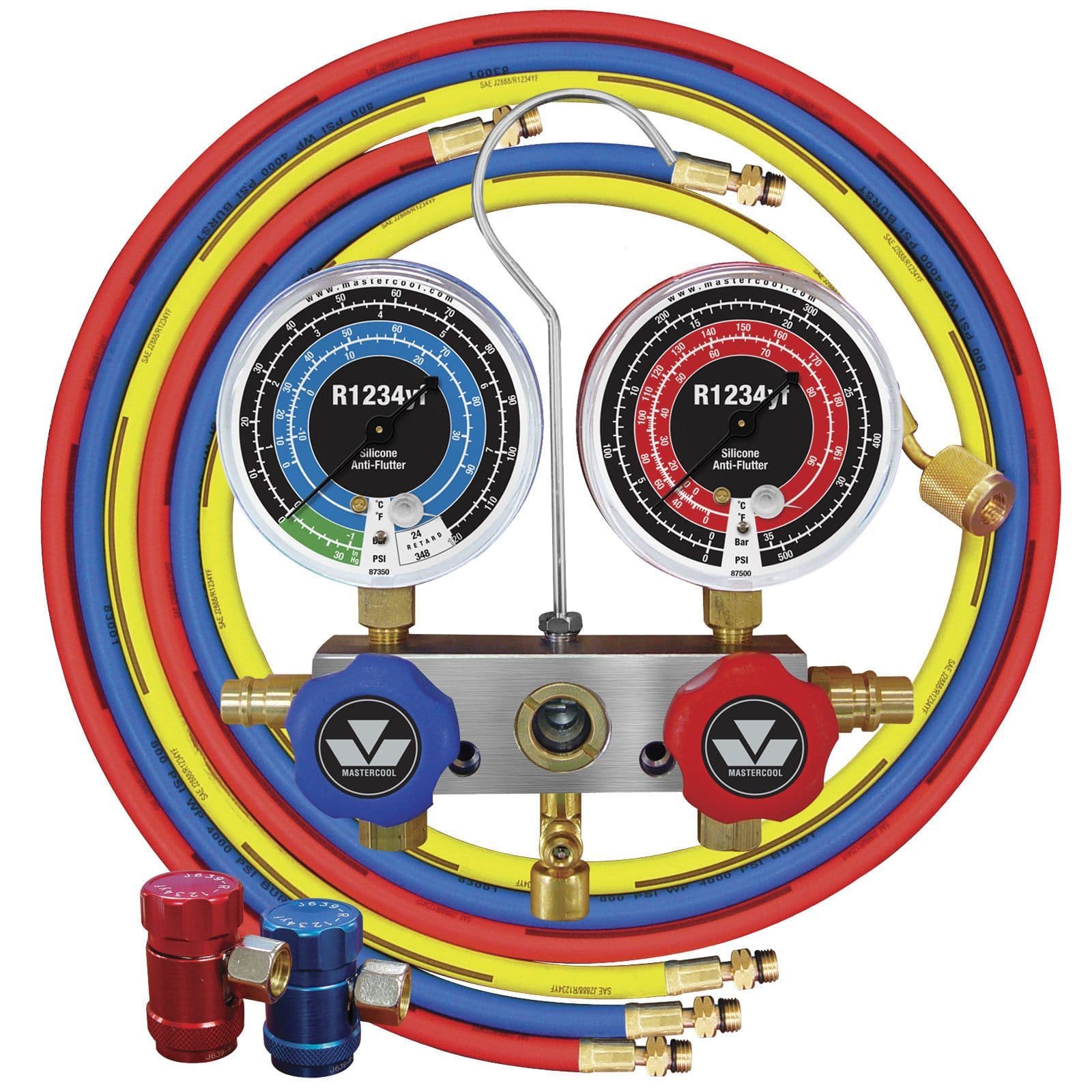 Mastercool R1234YF Manifold Set & Automotive Couplers