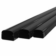 Optima Black Trunking 135mm x 2m (Box of 4)