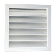 Outside Air Louvre Grille Mill Finish